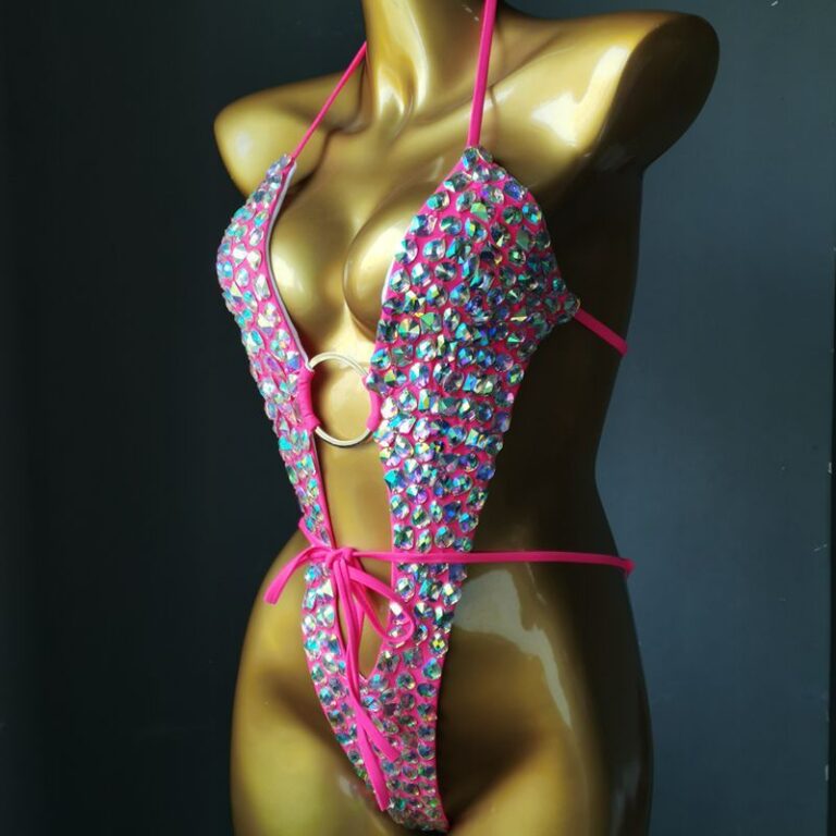Women's High-end Diamond Nightclub Swimsuit Bikini - Image 4