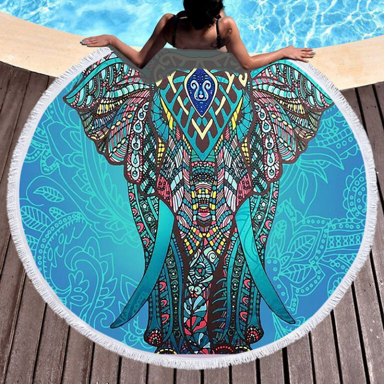 round beach towels