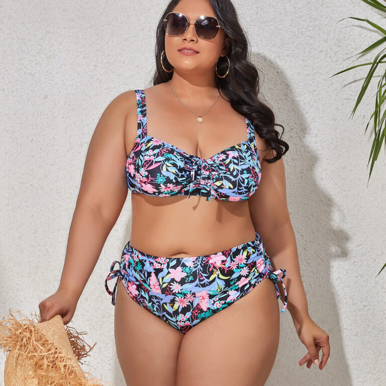 Women's Fashion Print Split Bikini Swimwear - Image 6