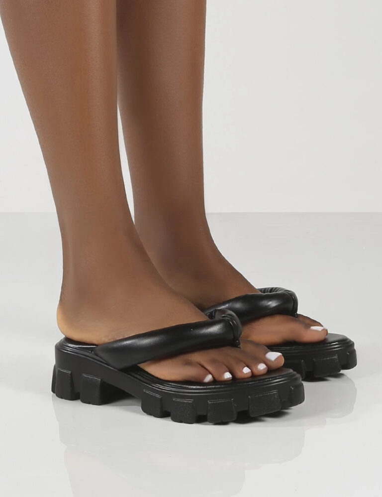 Thick-soled Slippers Women Wear High Roman Shoes In Summer – Image 4