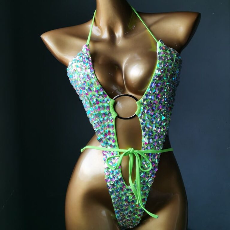 Women's High-end Diamond Nightclub Swimsuit Bikini - Image 5