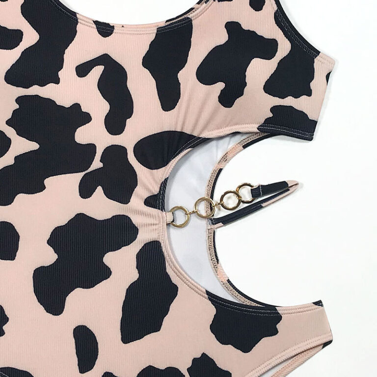 Japanese Fashion Swimwear Bikini One Piece Conservative Swimsuit Ladies – Image 6