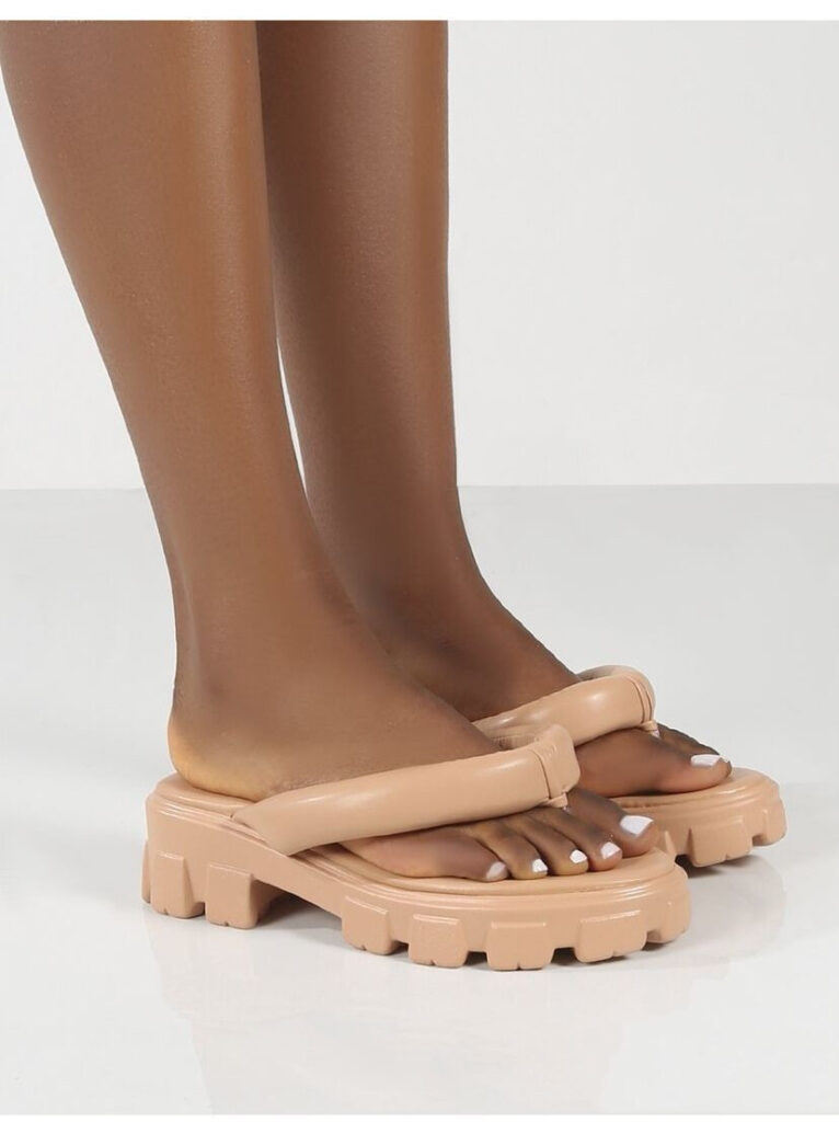 Thick-soled Slippers Women Wear High Roman Shoes In Summer – Image 8