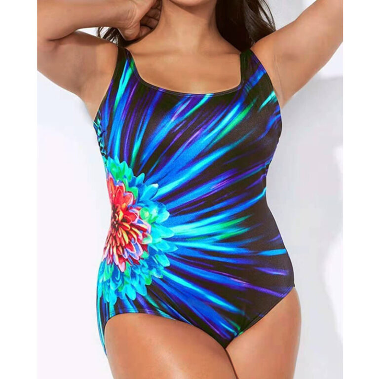 One-piece Swimsuit 2020 Amazon Positioning Print Sexy Bikini Swimsuit – Image 5