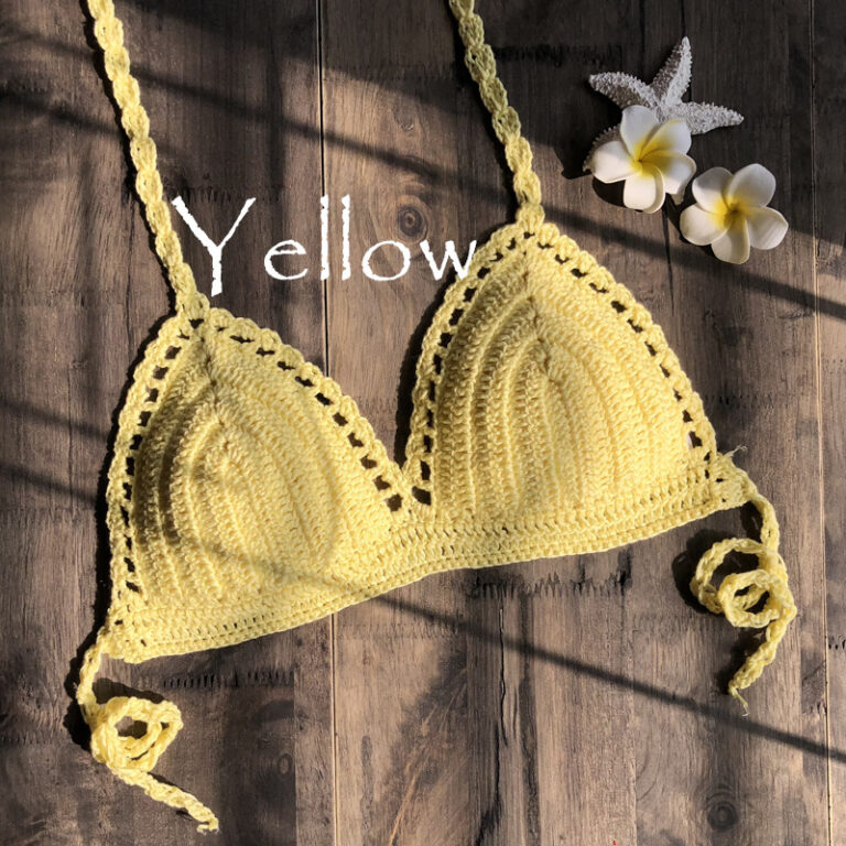 European And American Crocheted Bikini - Image 3