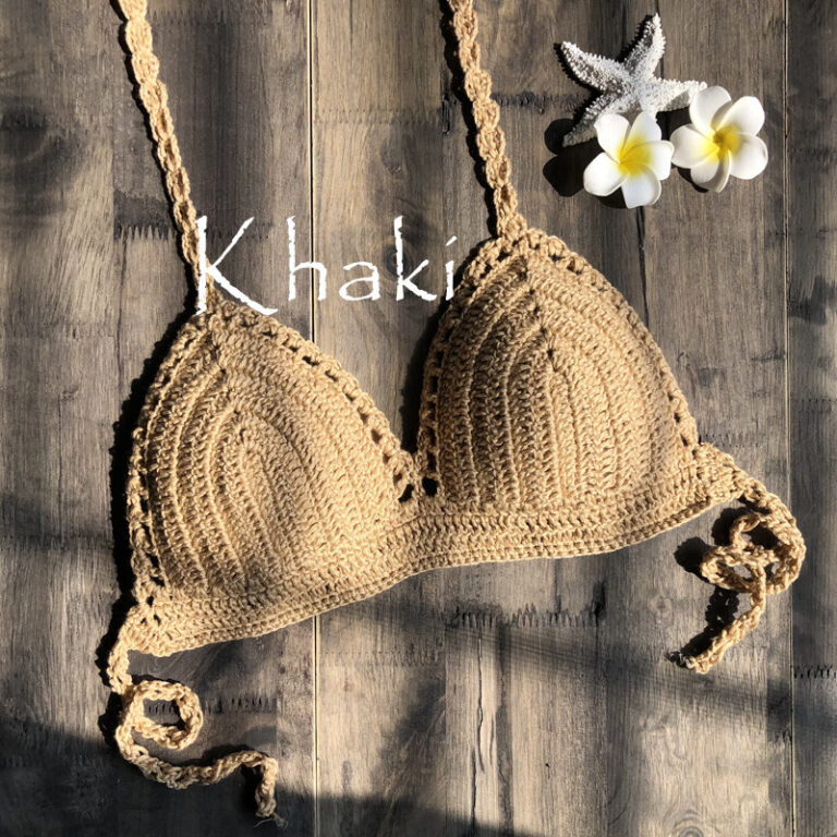 European And American Crocheted Bikini - Image 5