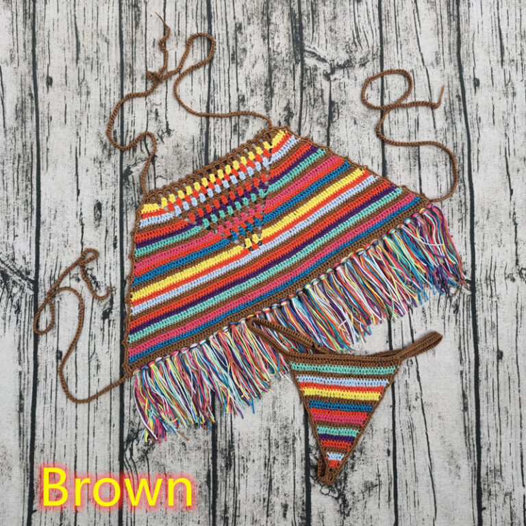 Handmade Crochet Beach Bikini Women Swimsuit – Image 2