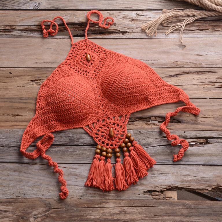 Fringed bohemian swimsuit – Image 8