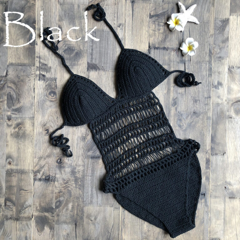 Hand-woven one-piece swimsuit - Image 7
