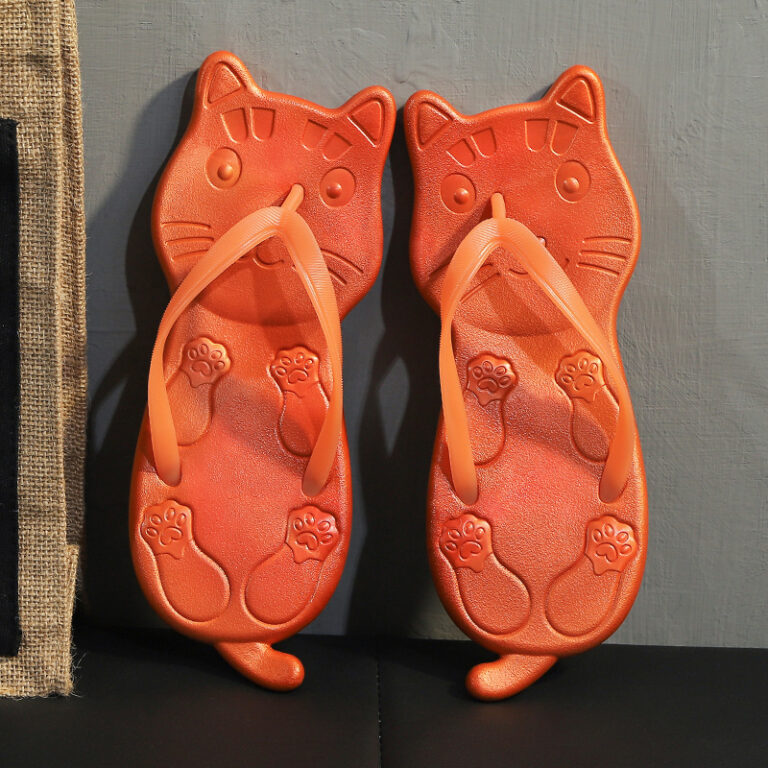Creative Cartoon Flipflops Women Wear Sandals And Slippers Net Red Flip Flops Flat Beach Slippers Summer - Image 3