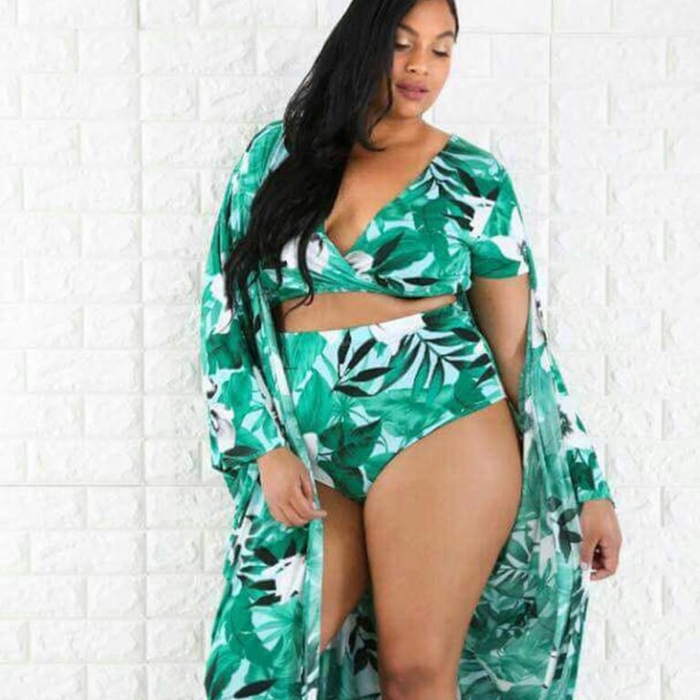 Maillot de bain fendu taille plus