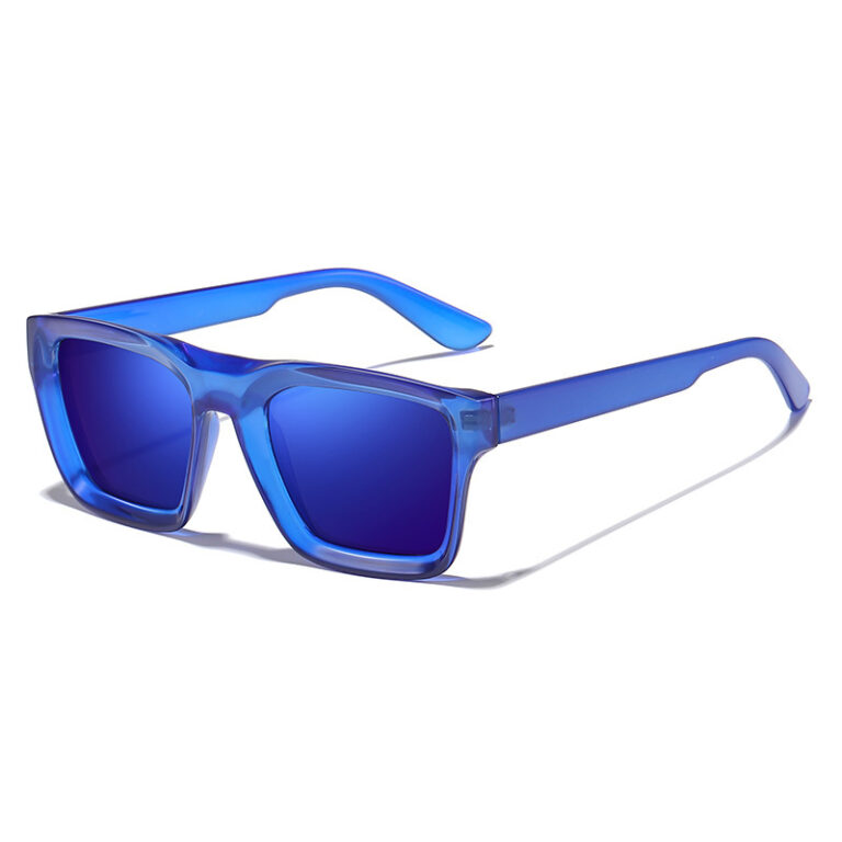 Sunglasses Men's Wide Edge Plate Red Frame – Image 7