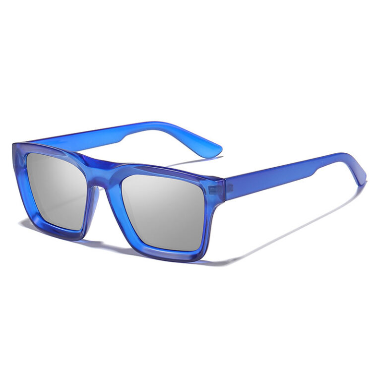 Sunglasses Men's Wide Edge Plate Red Frame – Image 6