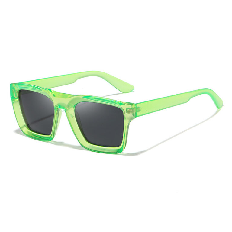 Sunglasses Men's Wide Edge Plate Red Frame – Image 9