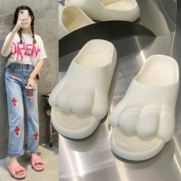 New Street Shooting Fashion Thick Sole EVA Slippers - Image 4