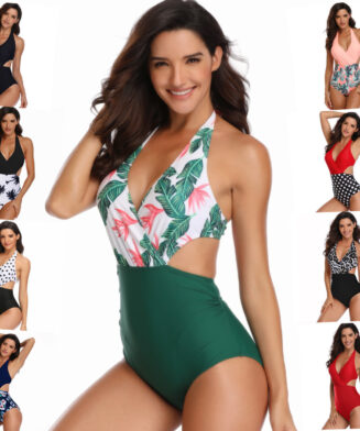 Maillot de bain une pièce imprimé floral