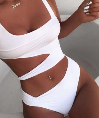 Maillot de bain découpé