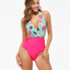 halter one piece swimsuit