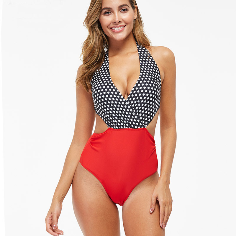Sexy halter one piece swimsuit – Image 5