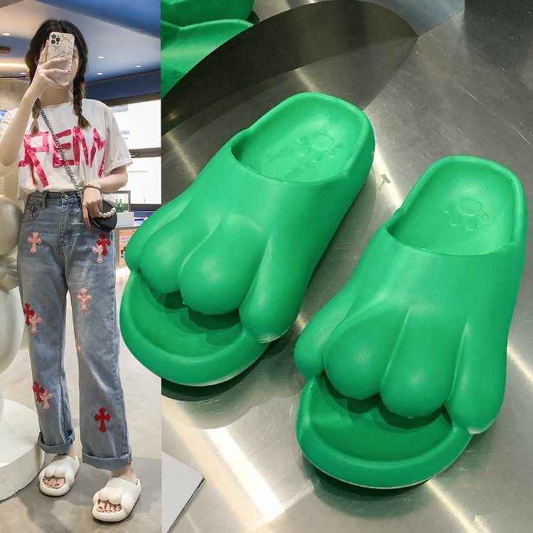 New Street Shooting Fashion Thick Sole EVA Slippers - Image 3