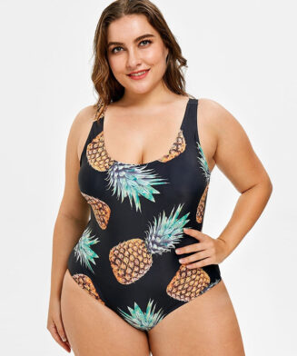 Plus-Size One-Piece Swimsuit