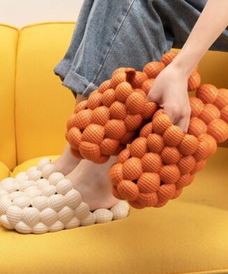 Nouvelle mode estivale Massage Mesh Bubble Bathroom Slides Home Indoor Anti-Skid Shoes