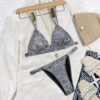 Sparkling Bikini with Triangle Top